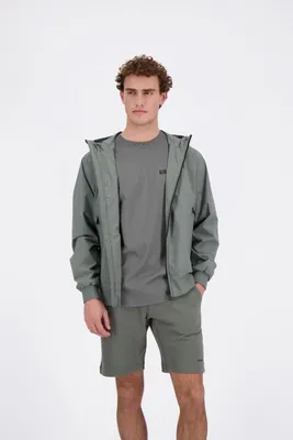 Airforce | hooded four-way strecht castor gray