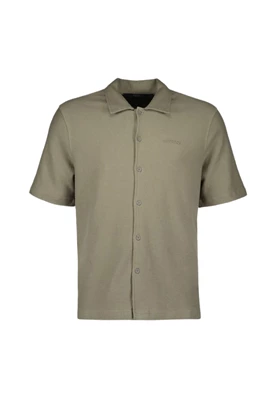 Airforce | woven short sleeve shirt brindle
