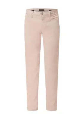 Alberto \ Slim - superstretch coloured denim dark rose