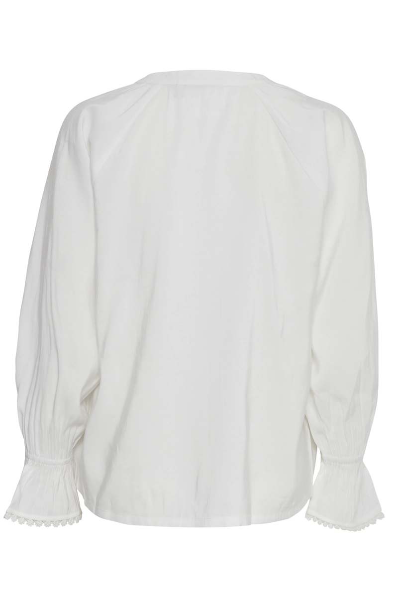 B.YOUNG | BYHELVIG VNECK SHIRT Off White