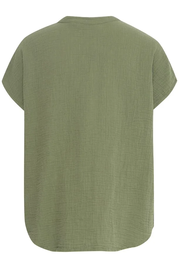B.YOUNG | Byiberlin vneck shirt - olivine
