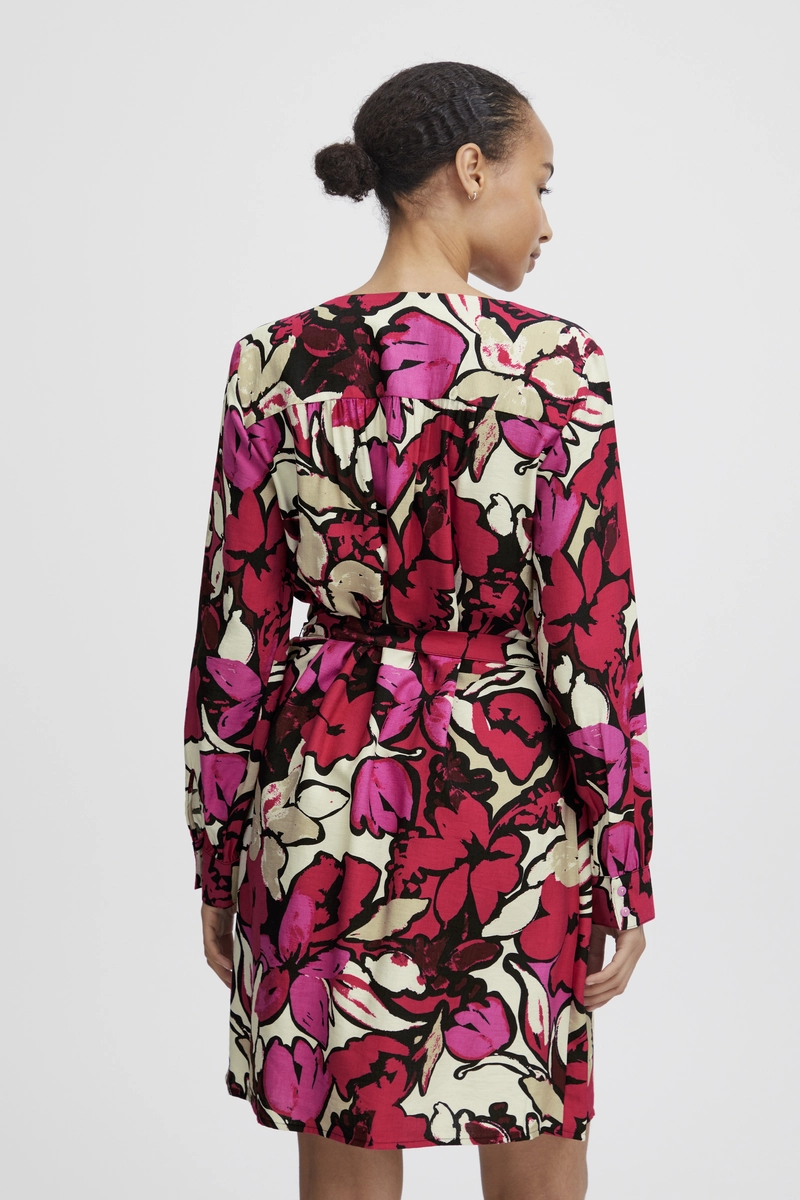 B.YOUNG | Byjanina aop dress raspberry sorbet