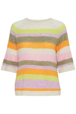 B.YOUNG | Bymartine ss jumper 3 sunny lime mix