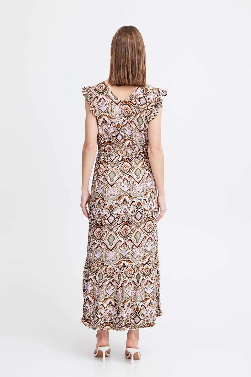 B.YOUNG | Bymmjoella frill dress 2 aloe boho mix