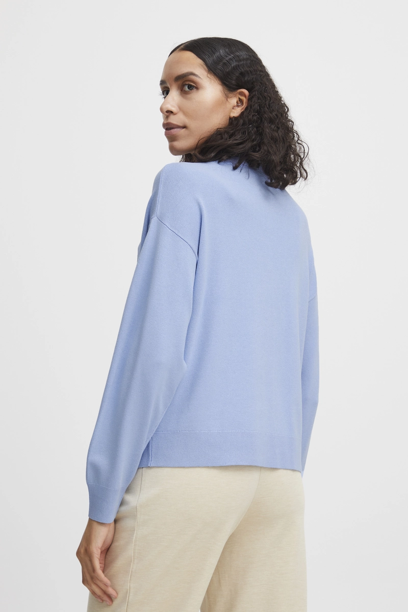 B.YOUNG | BYMMORLA VNECK CARDIGAN - 2 Vista Blue