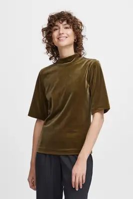 B.Young | BYPERLINA SS TSHIRT Military Olive