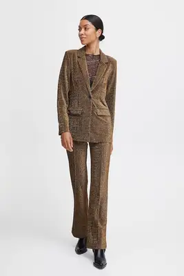 B.YOUNG | BYTACHA BLAZER Gold mix