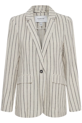 B.YOUNG | johanna blazer 3 linen black stripe