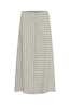 B.YOUNG | johanna skirt 2 linen black stripe