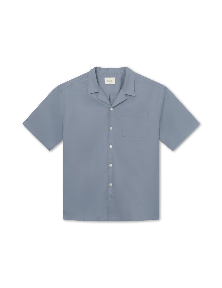 Basin ss shirt vintage blue