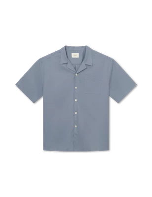 Basin ss shirt vintage blue