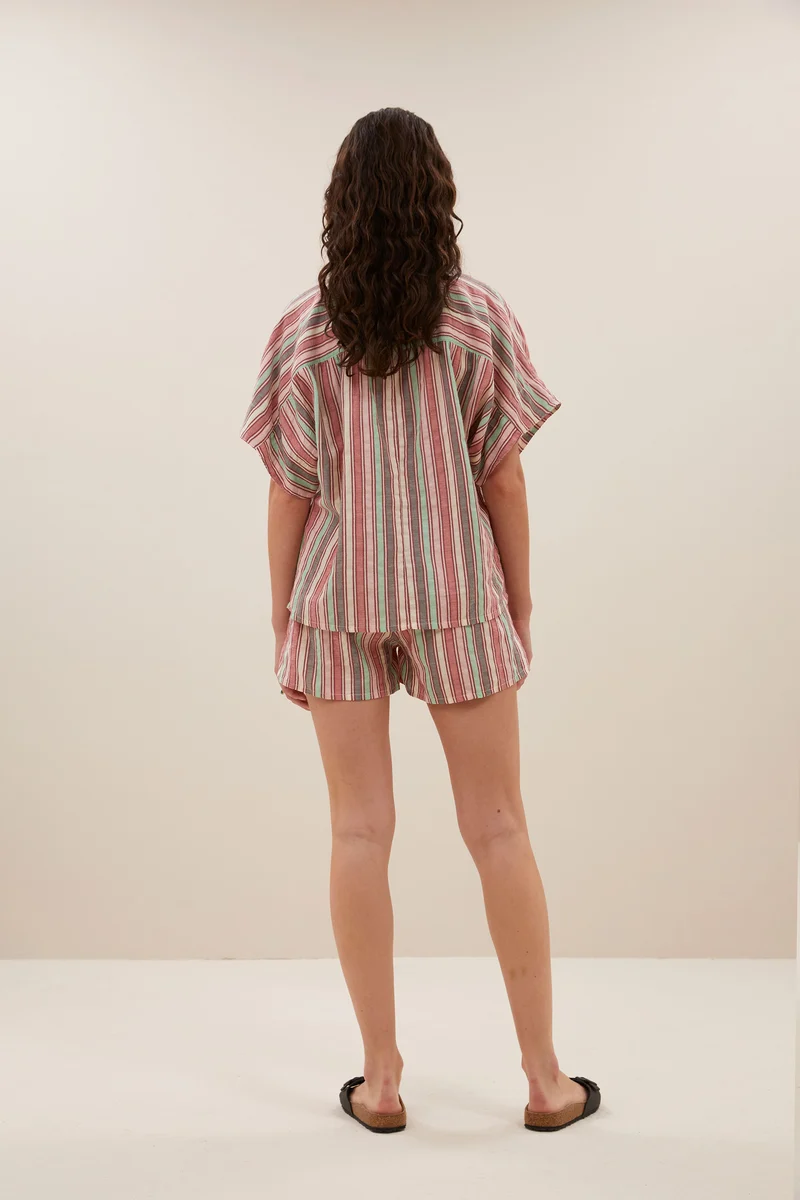 Blouse aop big flower