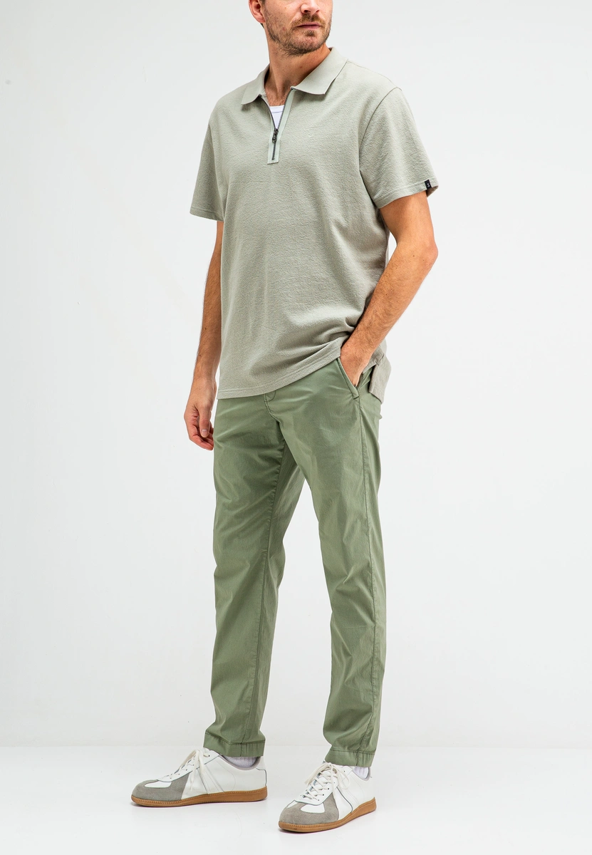 Butcher of Blue | Adrien loose zip polo