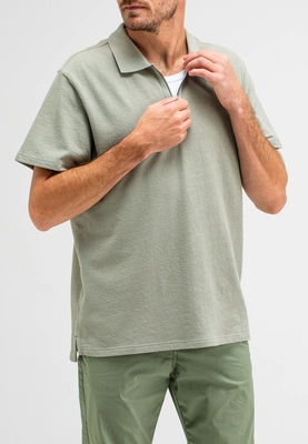 Butcher of Blue | Adrien loose zip polo
