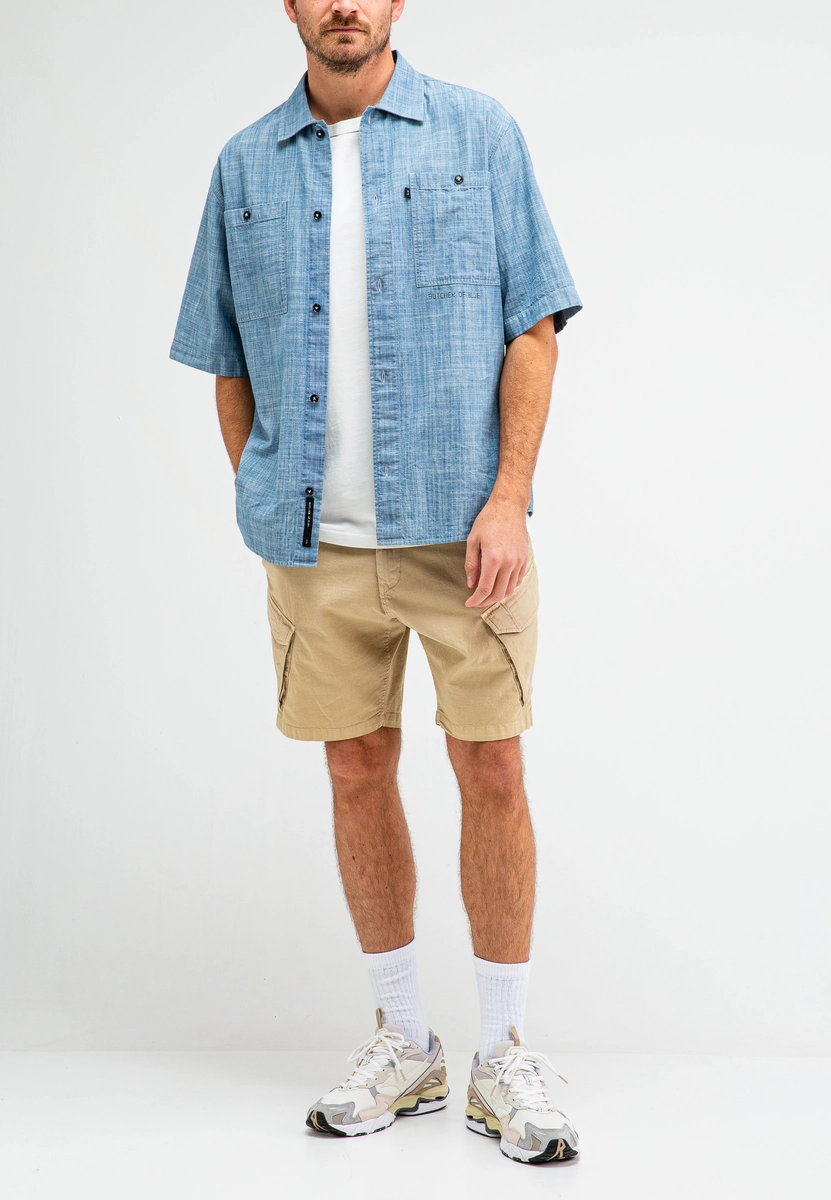 Butcher of Blue | Anthony resort chambray shirt ss