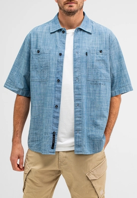 Butcher of Blue | Anthony resort chambray shirt ss