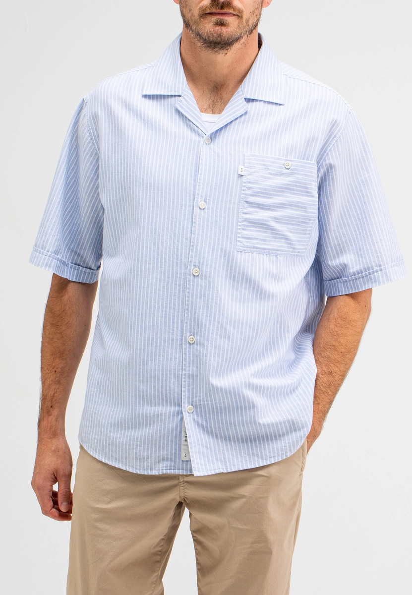 Butcher of Blue | Anthony resort stripe shirt ss