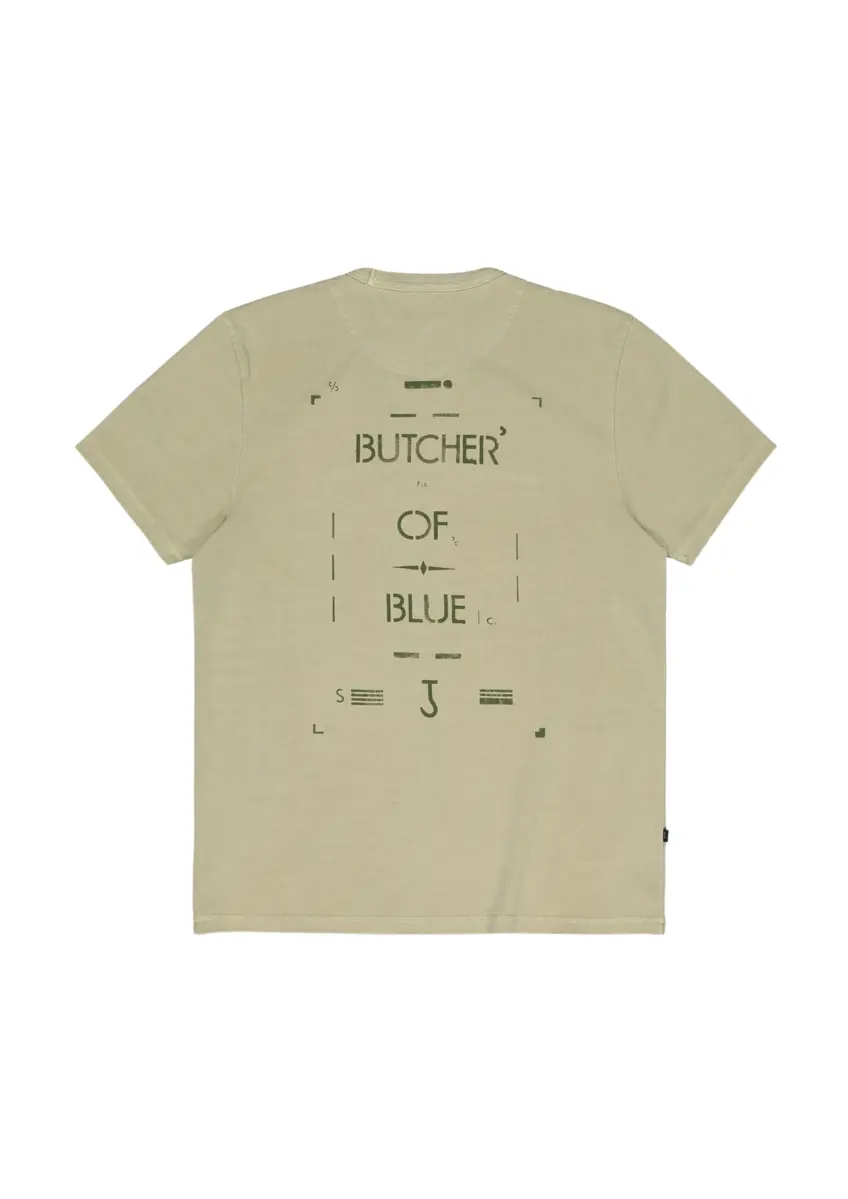Butcher of Blue | Army stencil tee