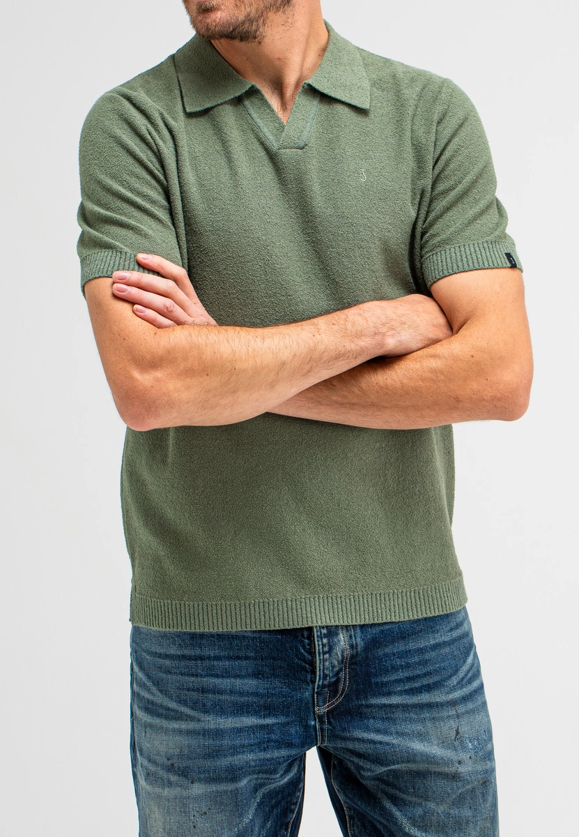 Butcher of Blue | Boucle knit polo