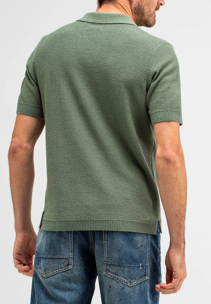Butcher of Blue | Boucle knit polo