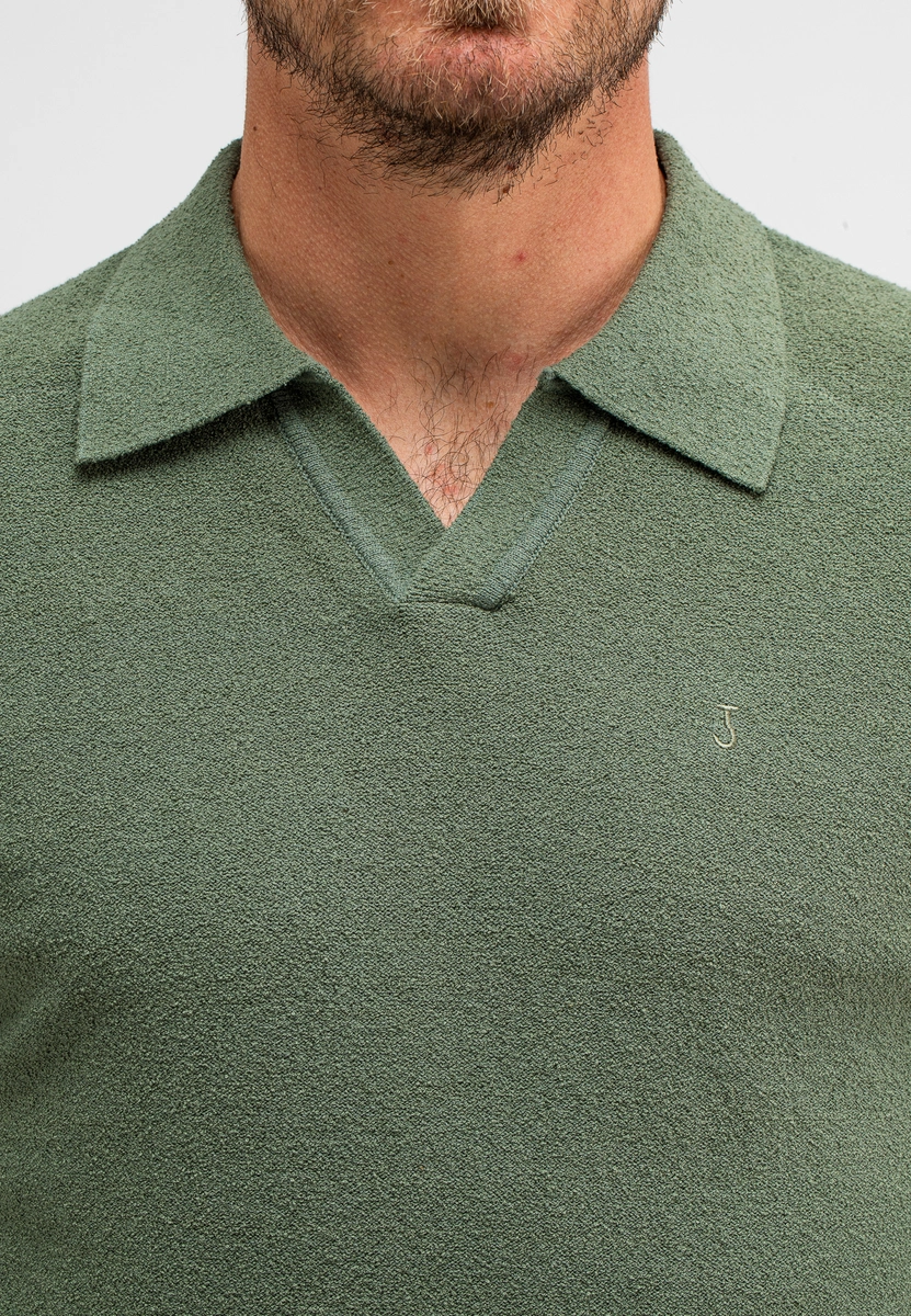 Butcher of Blue | Boucle knit polo