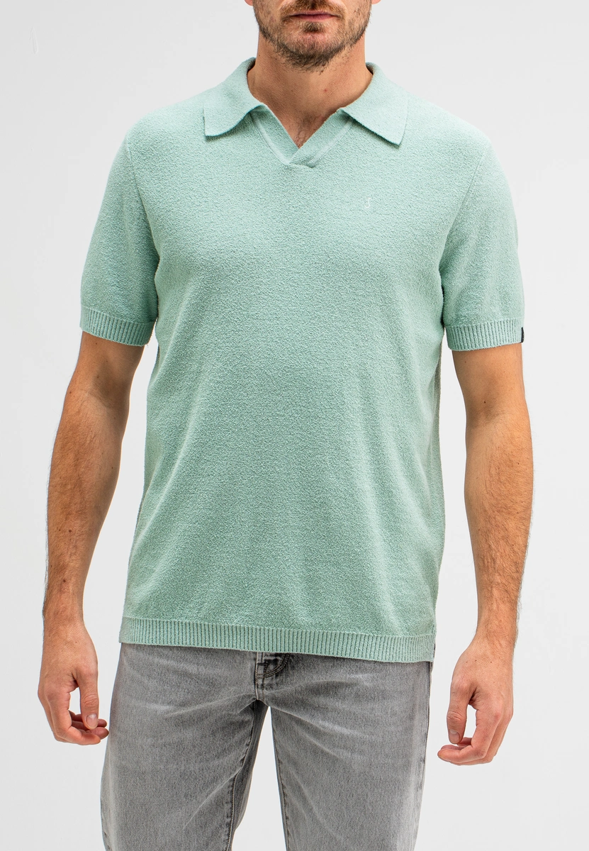 Butcher of Blue | Boucle knit polo