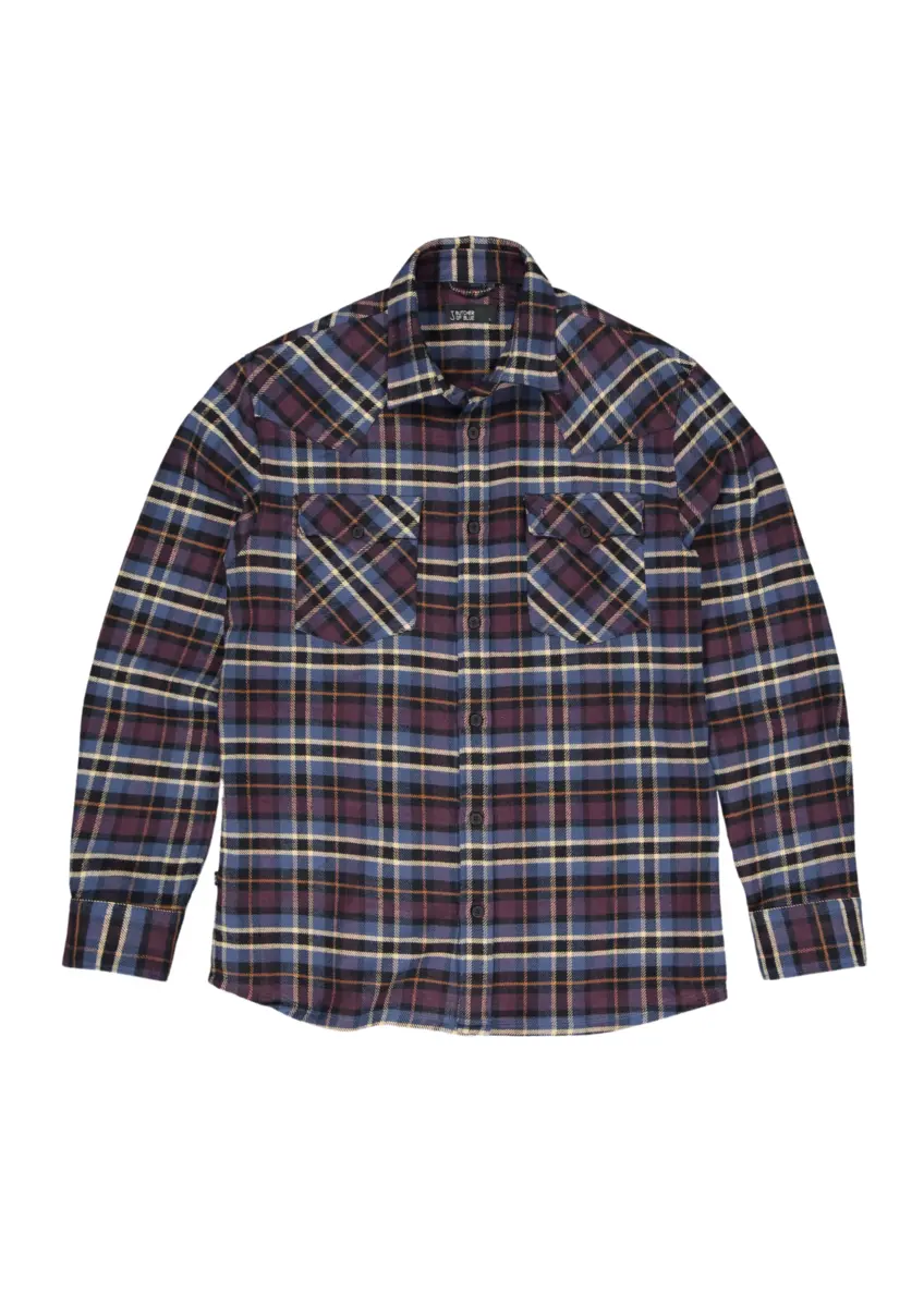 Butcher of Blue | Lanton western check shirt