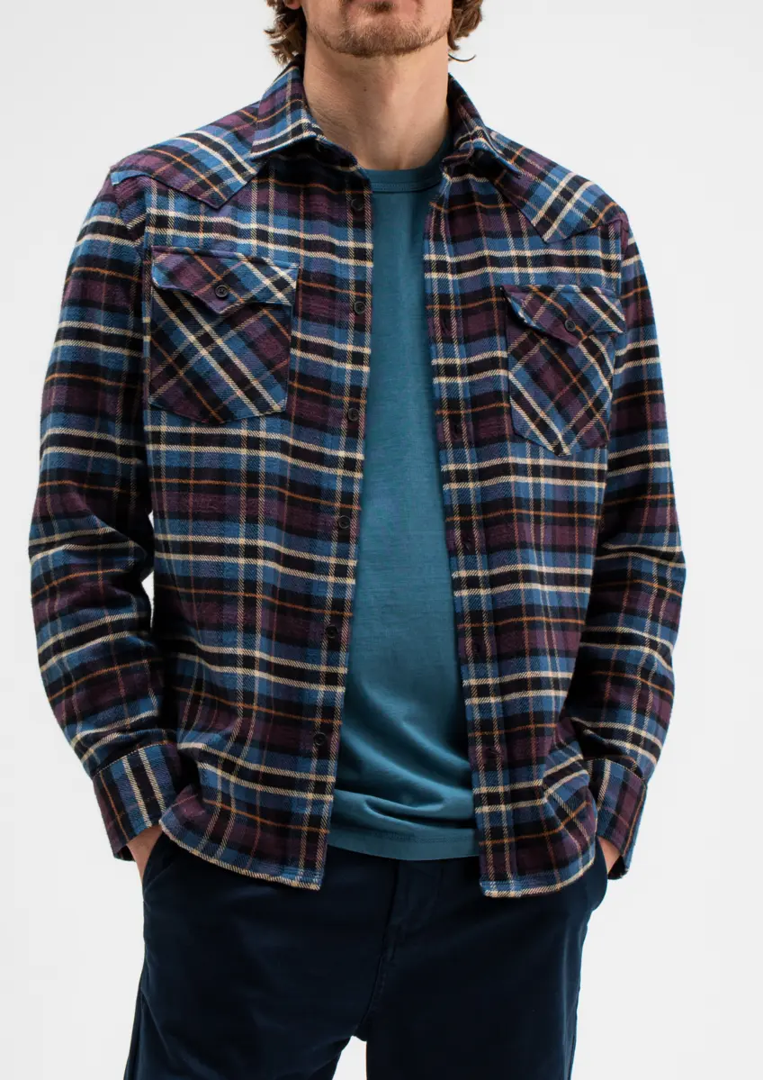 Butcher of Blue | Lanton western check shirt