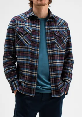 Butcher of Blue | Lanton western check shirt