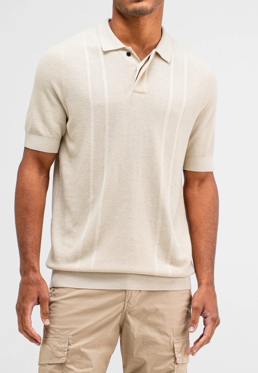 Butcher of Blue | Polo camp but th ss d beige