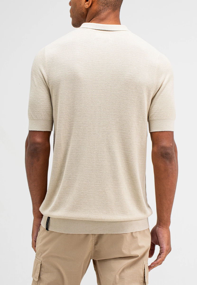 Butcher of Blue | Polo camp but th ss d beige