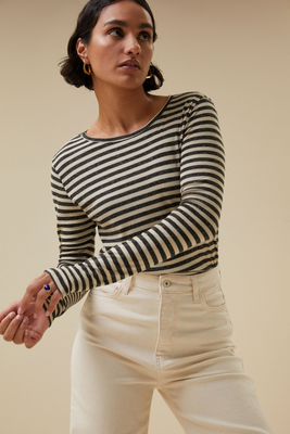 By Bar | Basic ls stripe top