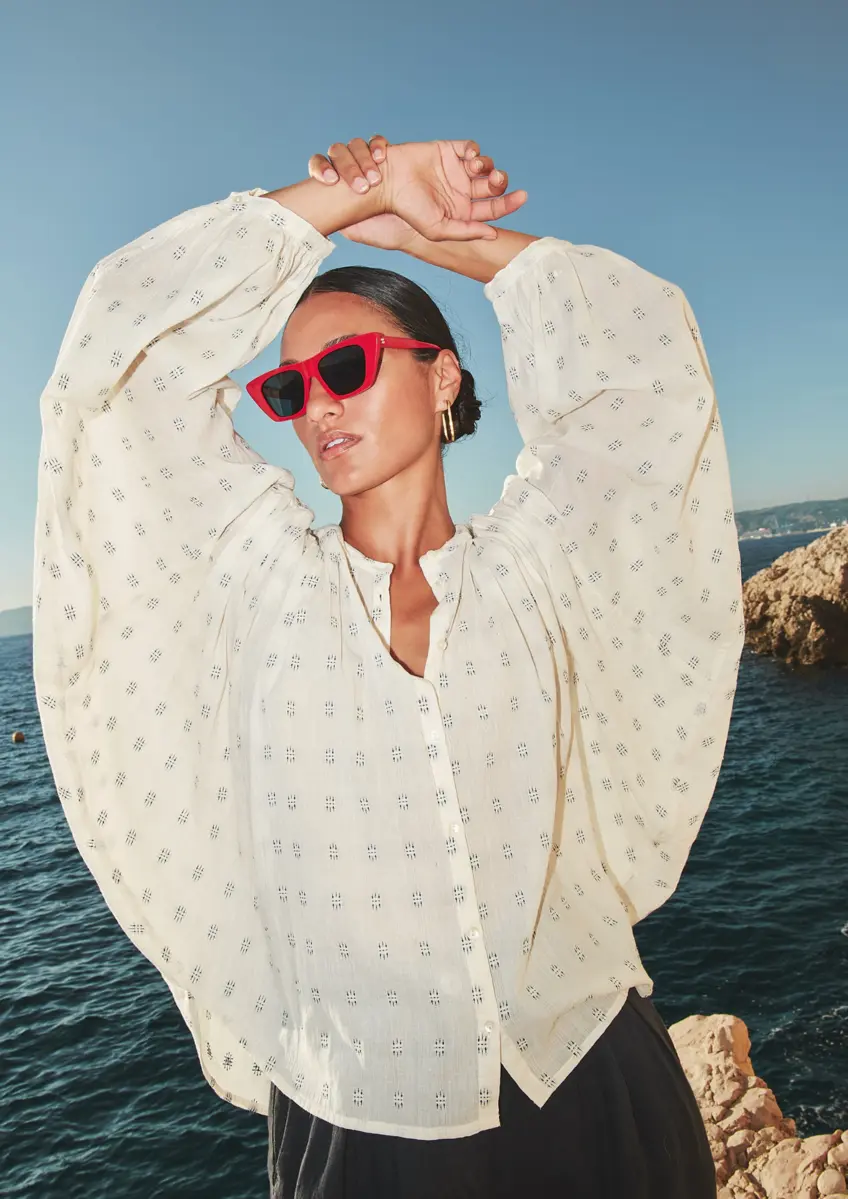 By Bar | Becky dali blouse