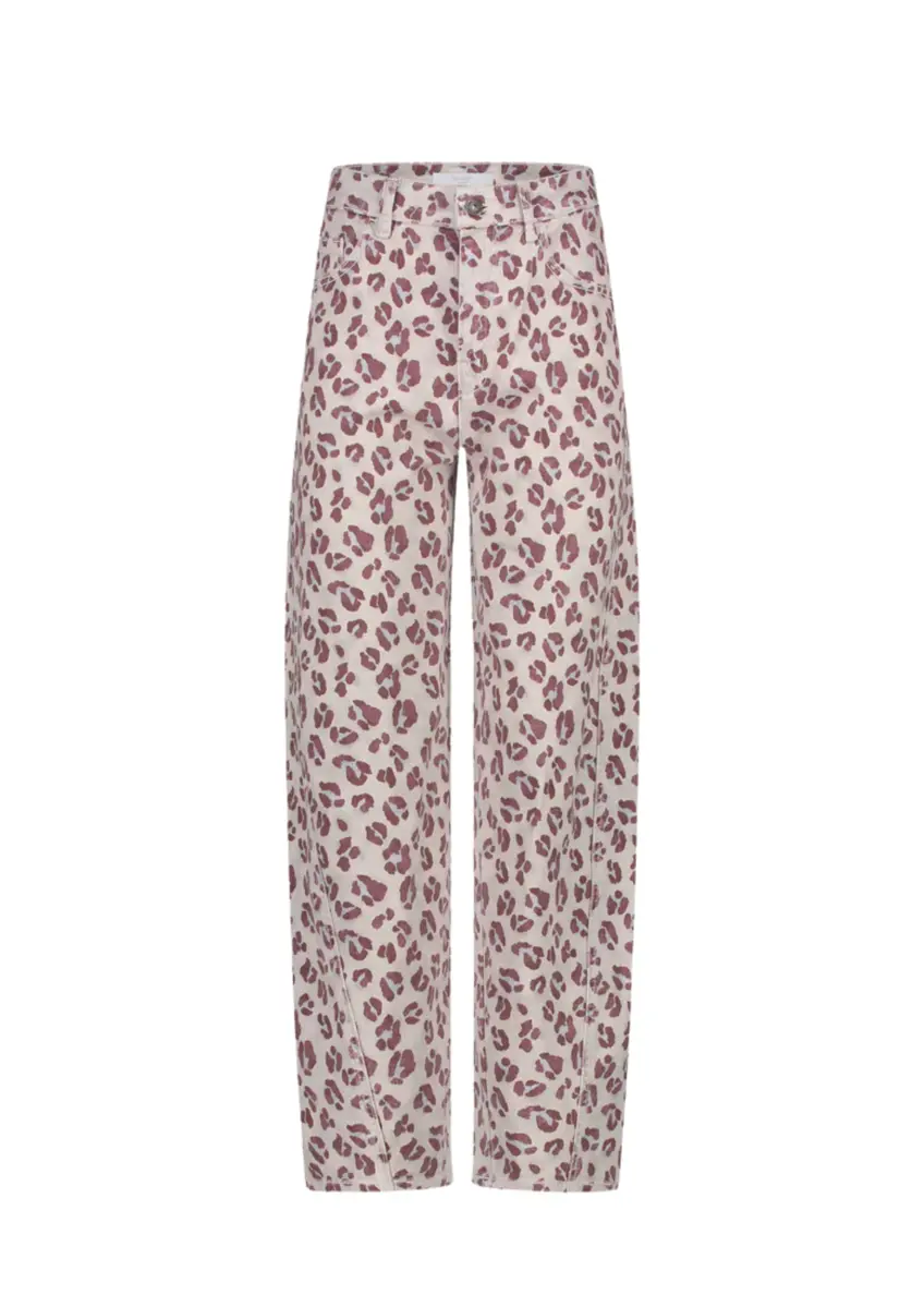 By Bar | Begum pink cheetah pants