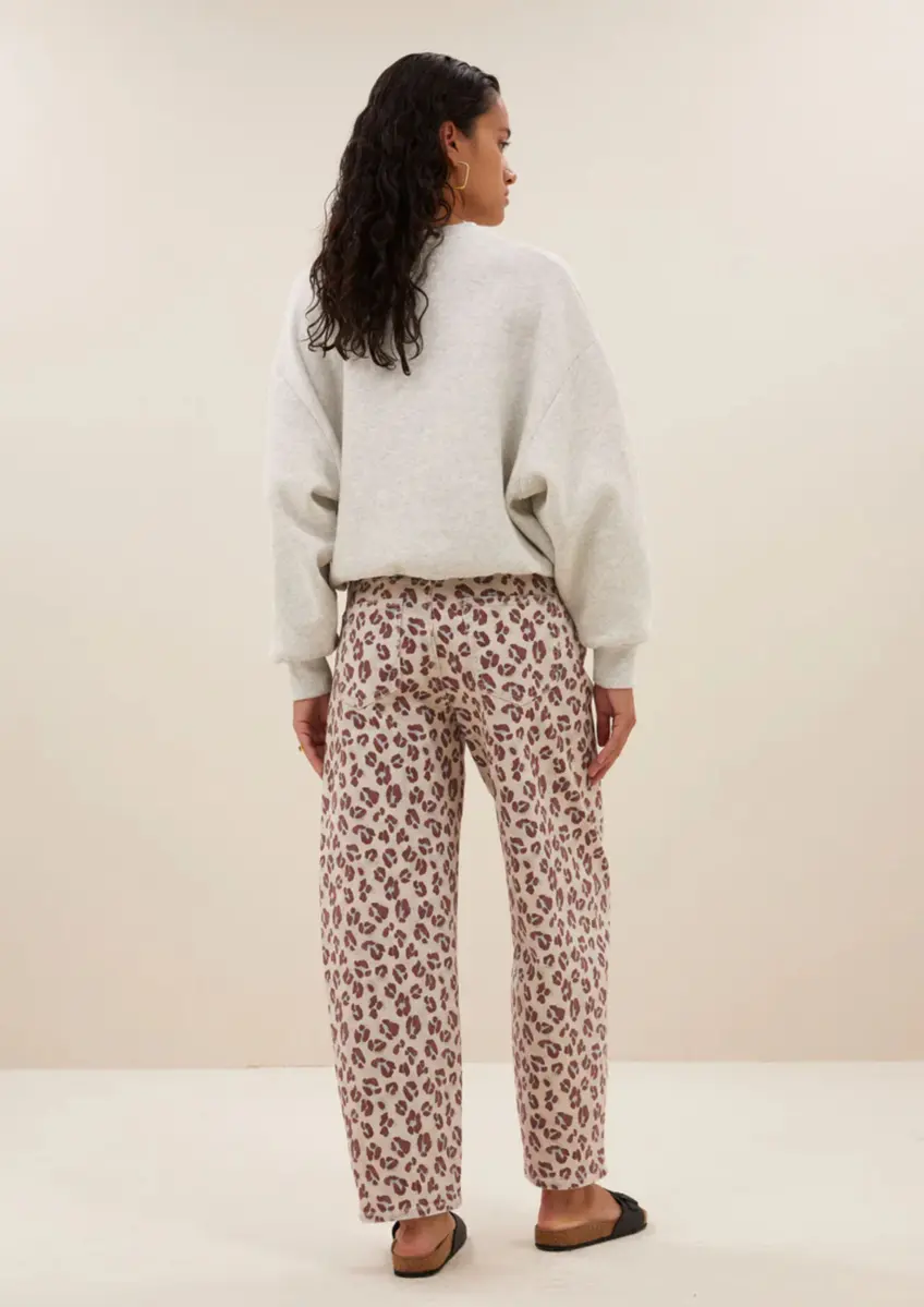 By Bar | Begum pink cheetah pants