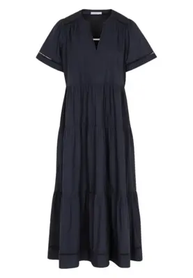 By-Bar | Jay poplin dress 856 - midnight