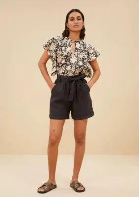 By Bar | June linen shorts