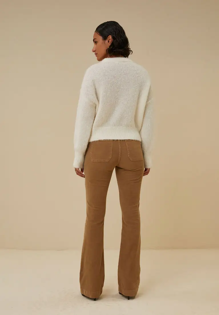 By Bar | leila velvet pant 413 - clay