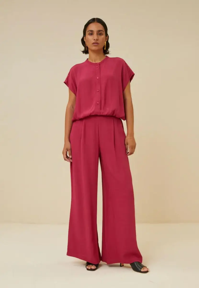 By-Bar | Lode viscose blouse 237 - cerise