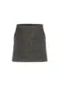 By Bar | lot woolen skirt 835 - dark grey melee