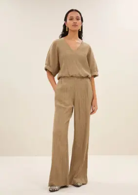 By Bar | Mabel lurex blouse