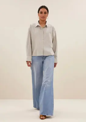 By-bar | Nima lurex stripe blouse