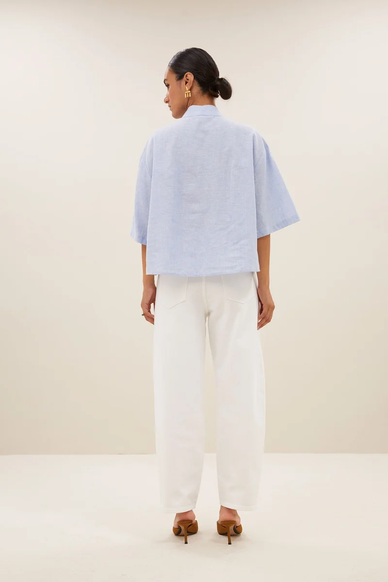 By Bar | Owen pinstripe blouse