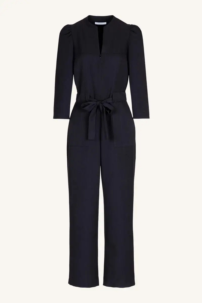 By Bar | vida solid jumpsuit 856 midnight