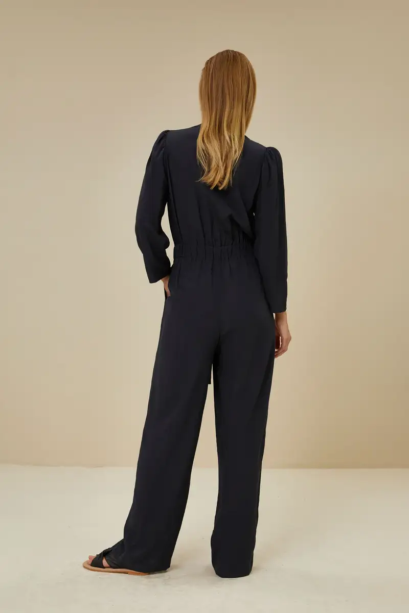By Bar | vida solid jumpsuit 856 midnight