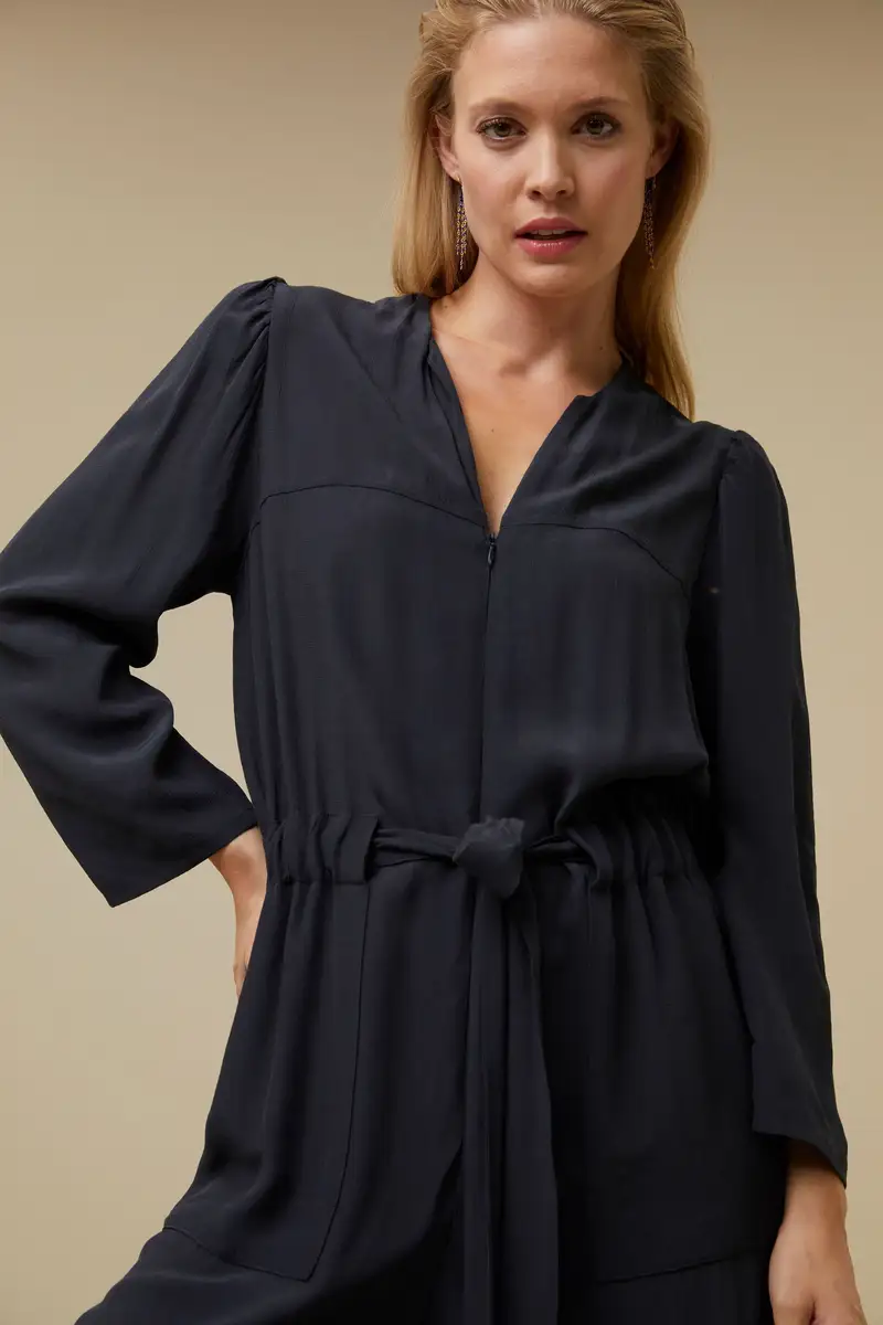 By Bar | vida solid jumpsuit 856 midnight