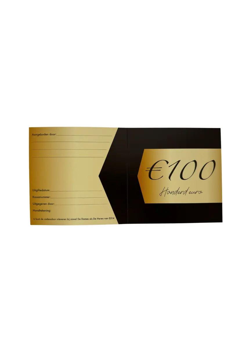 Cadeaubon 100