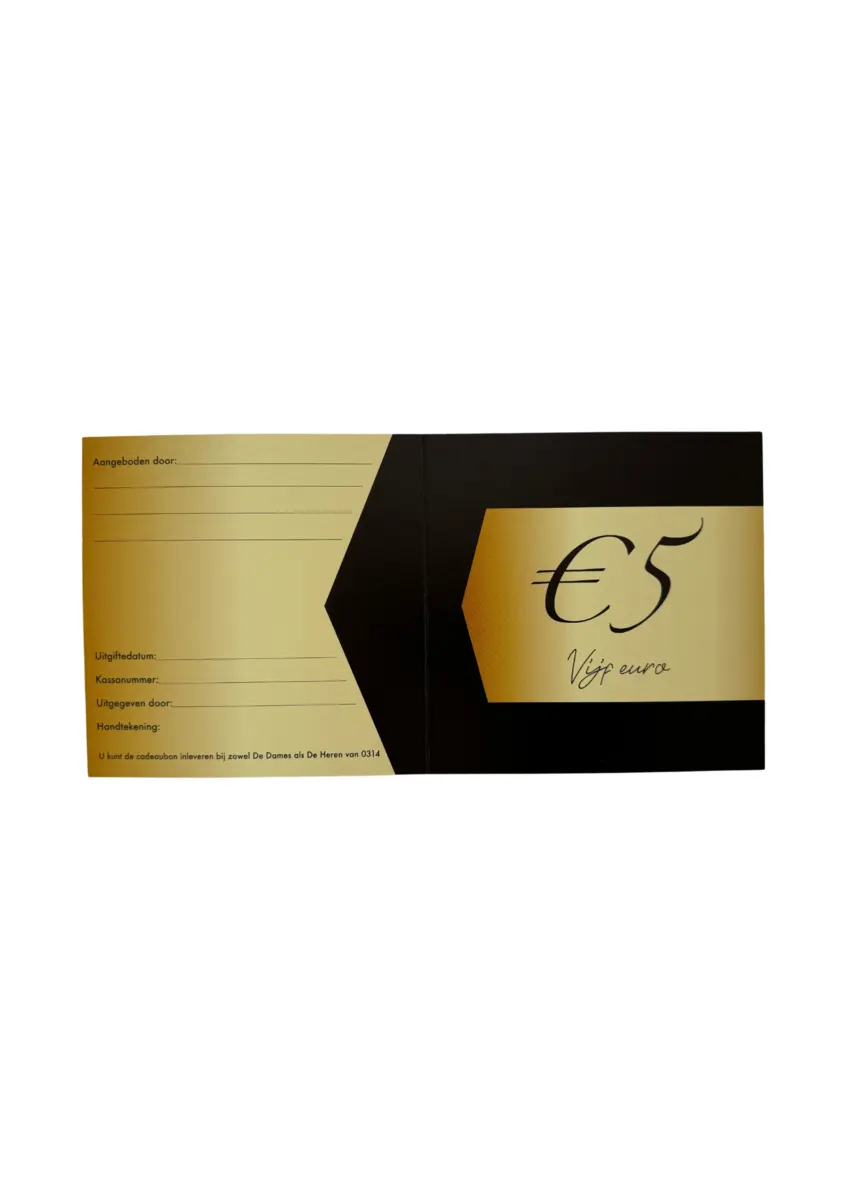 Cadeaubon 5