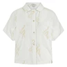 Catalina top embroidery offwhite/sand