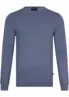 Cavallaro | Mileno R-Neck Pullover Grey Blue